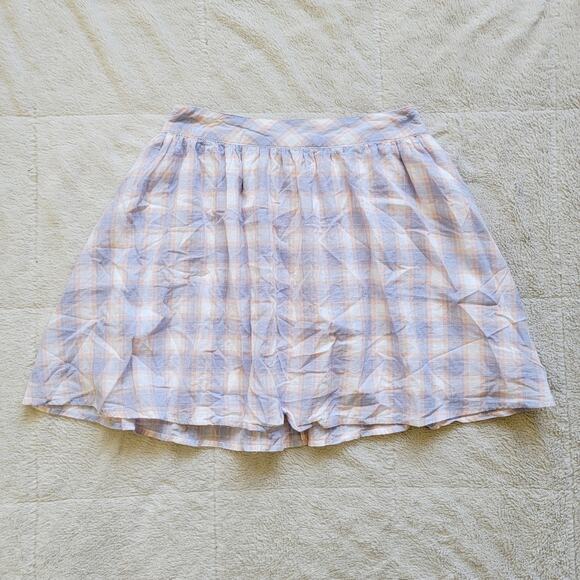 Langley Street Dresses & Skirts - Fifty Street Pastel Plaid Mini Skirt